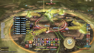 呪髪拘束+ノックバック