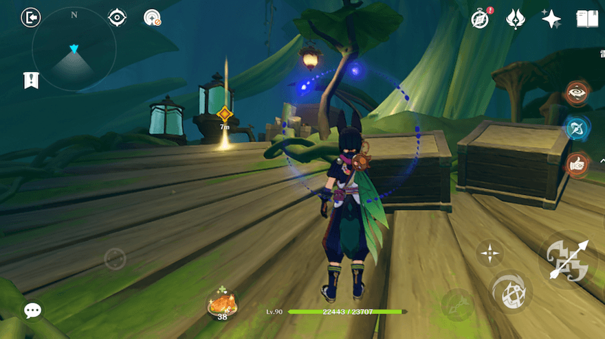 マーカー通りに進み2個目の資料を見る