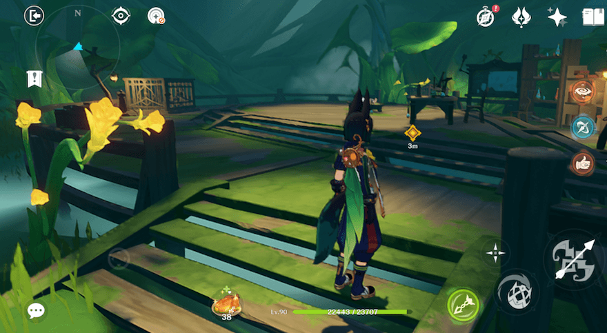 研究所らしき場所の倒れている人の元へ向かう