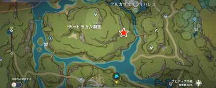 凶猛動物はどこだのマップ