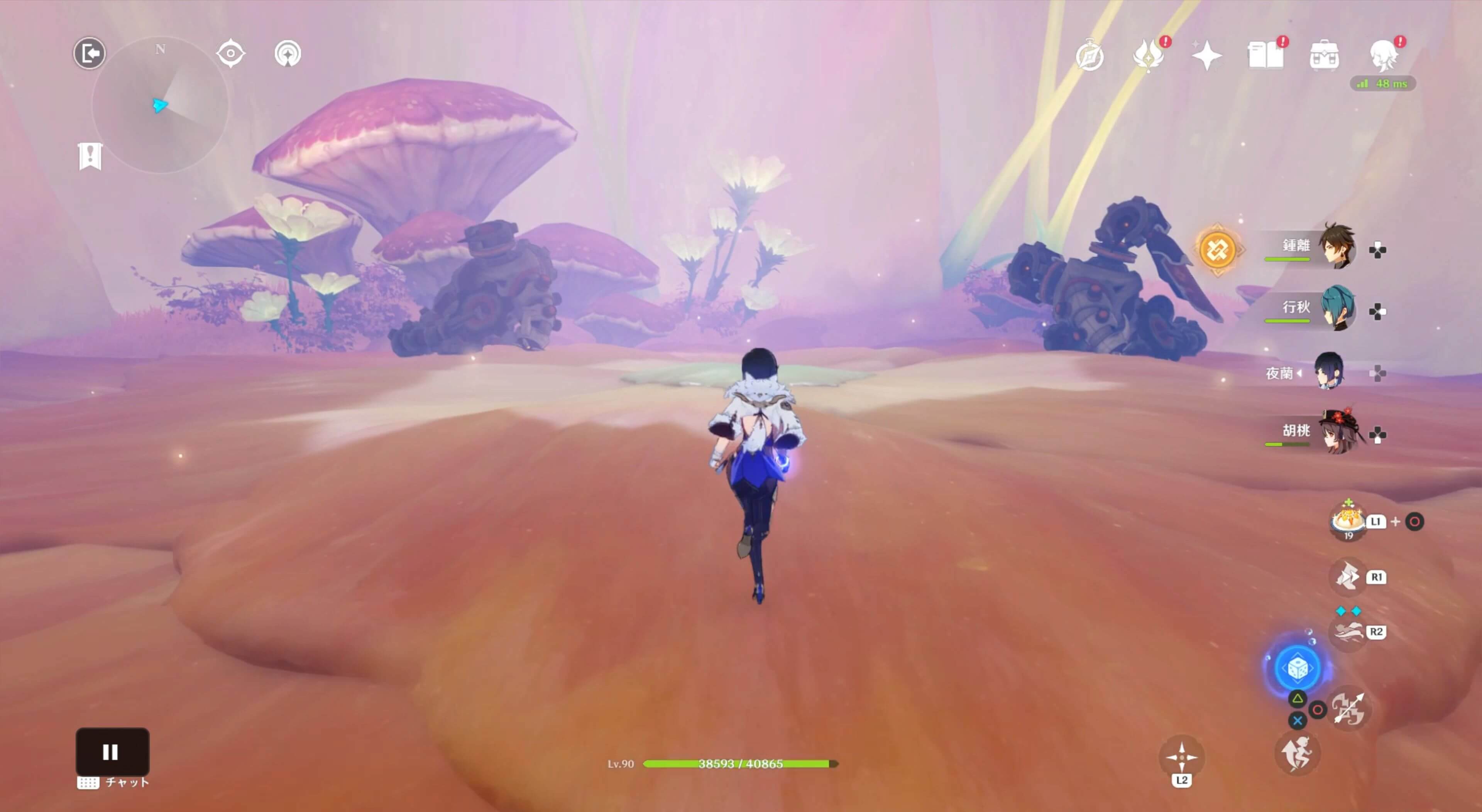 遺跡ドレイク陸行と飛行を倒して秘境クリア