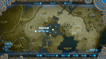 ゾーラの大剣のマップ