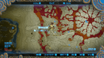 石打ちのマップ