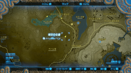 岩砕きのマップ