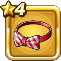 紅白のちょうネクタイ画像