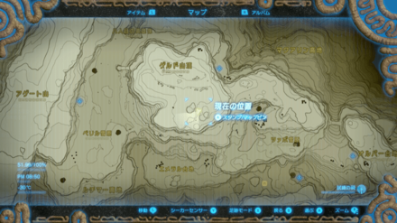 ゲルドの両手剣のマップ