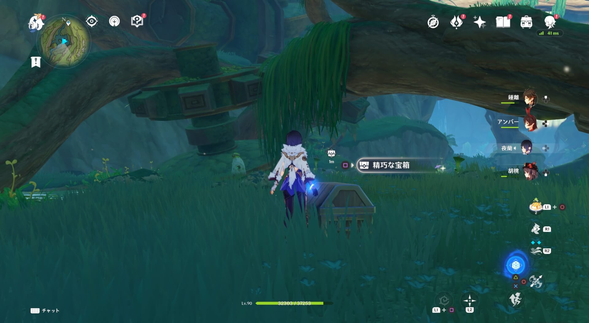 倒すと精巧な宝箱が出現