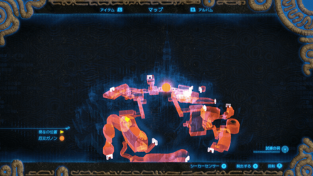 氷雪の大剣のマップ