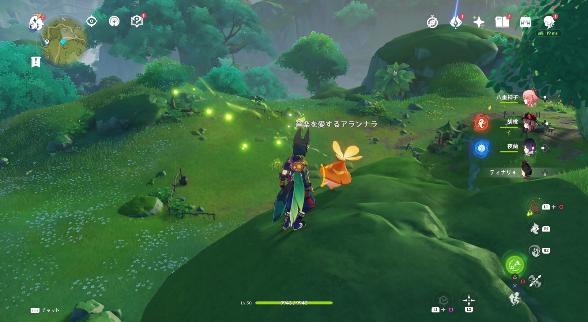 音楽を愛するアランナラ