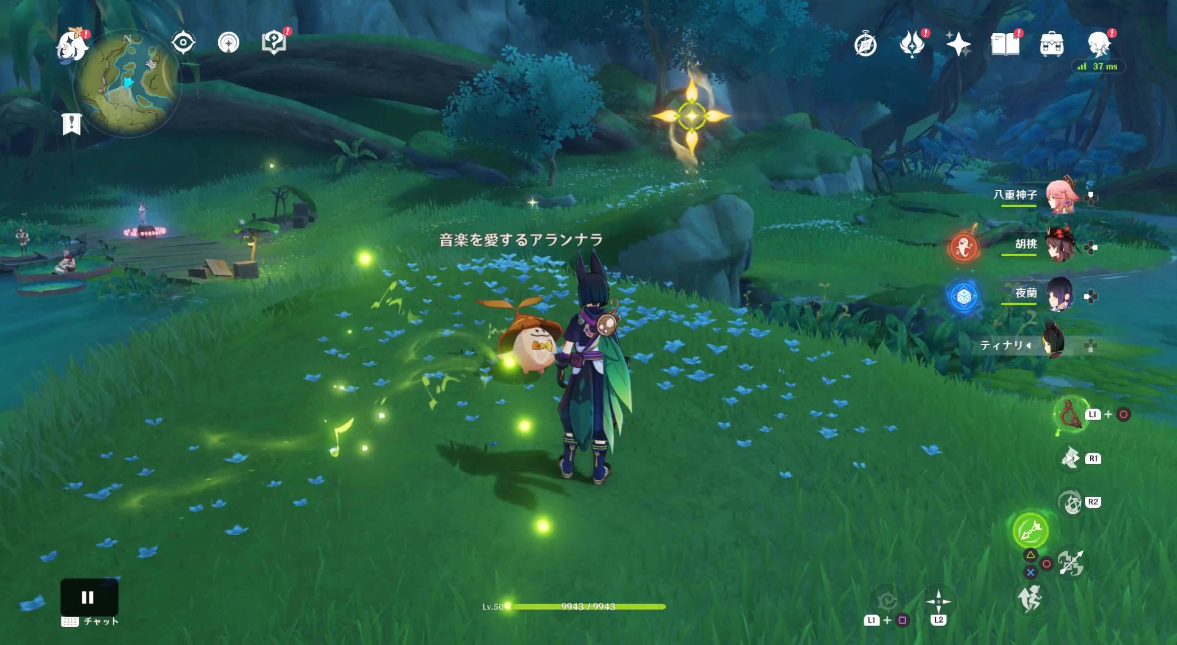 音楽を愛するアランナラ