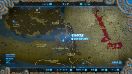 竜骨ボコバットのマップ