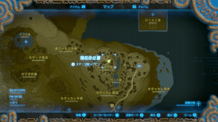 トゲモリブリンバットのマップ