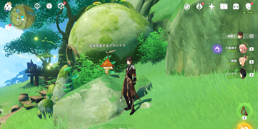 音楽を愛するアランナラ