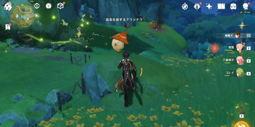 音楽を愛するアランナラ