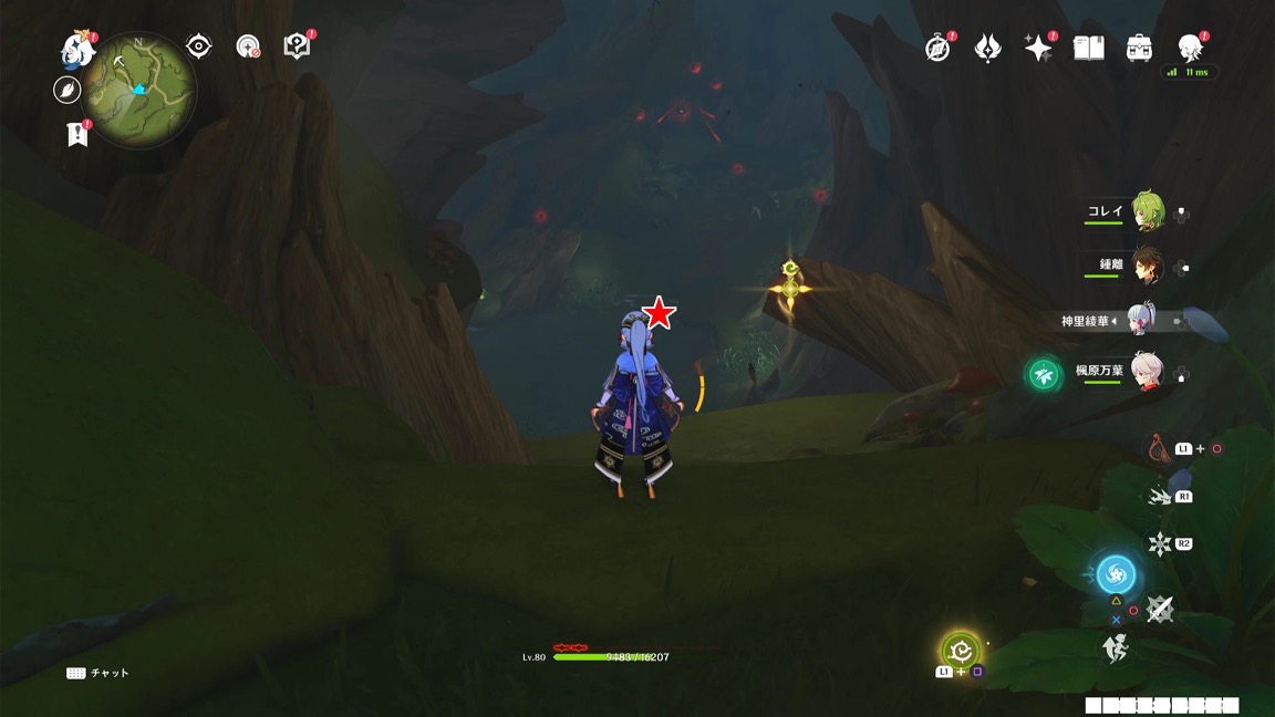 戸惑うアランナラ