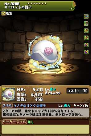 キャロット装備