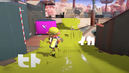 ヒト状態とイカ状態に変化しながら戦うゲーム