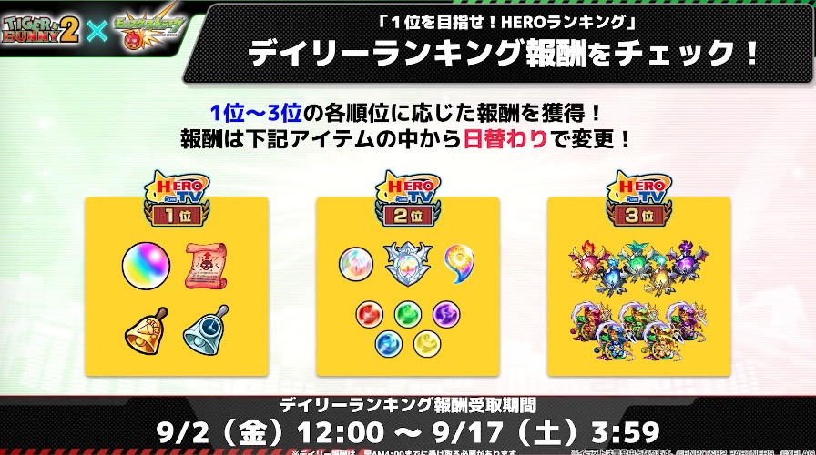 タイバニコラボミッション