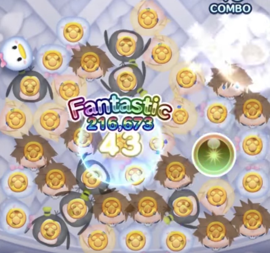 スキル中は周りのツムも消す