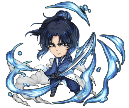 甲賀弦之介の覚醒前イラスト