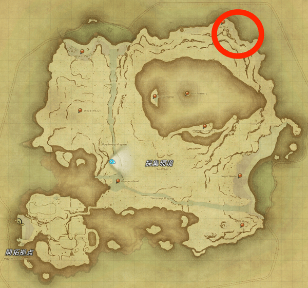 無人島の花崗岩の採集場所