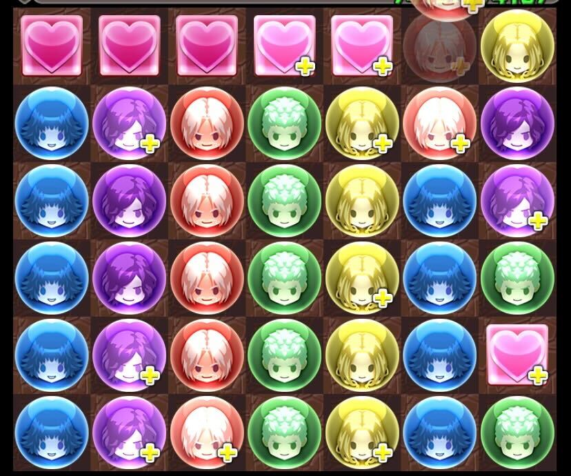 基本は3色消し+5個消し複数コンボ