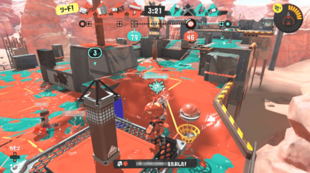 前線を上げ、相手をヤグラに近づけない