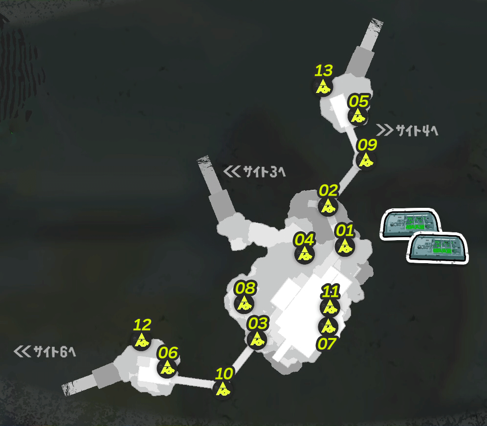 サイト5のマップ画像