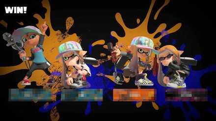 リザルト画面　エモート