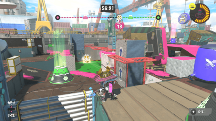 ホコ持ちは守りやすい場所で倒れる