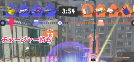 短射程が前衛・長射程がガチホコ持ちが望ましい