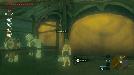 木のモップの場所画像