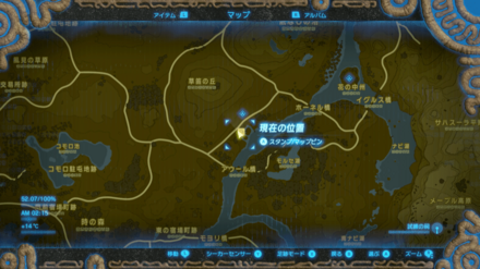 木のモップのマップ