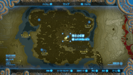 森人の槍のマップ