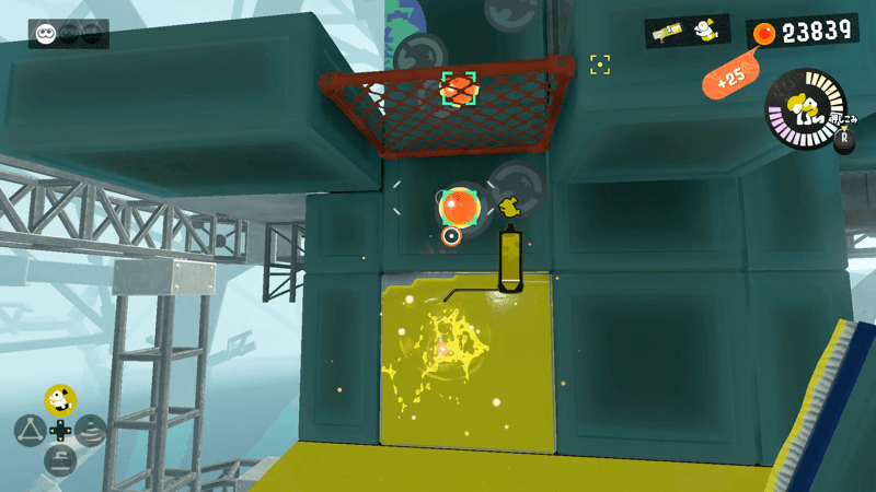 イカノボリを使って上を目指す