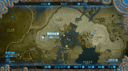 祭事の槍のマップ