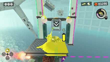 コジャケで大きなバルーンを壊す