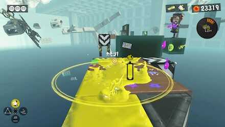 射程が届かないヘビブロックにコジャケを当てる