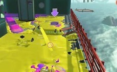 着地点が見えたら着地してきたところを倒す