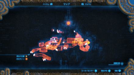 近衛の槍のマップ