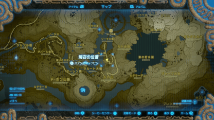 モリブリン槍のマップ