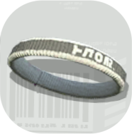 ヘッドバンドホワイト画像