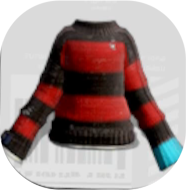 アナアキニットアオソデ画像