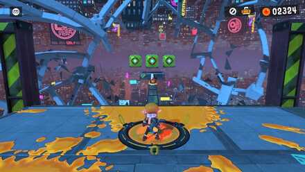 Rボタンを押す時間で調整する