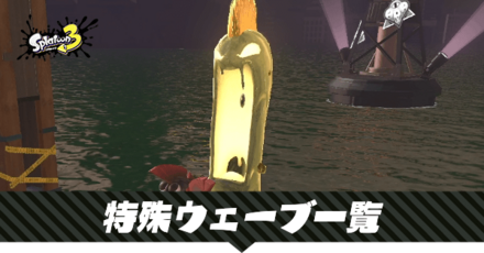 特殊ウェーブ一覧(サーモンランの特殊な状況)