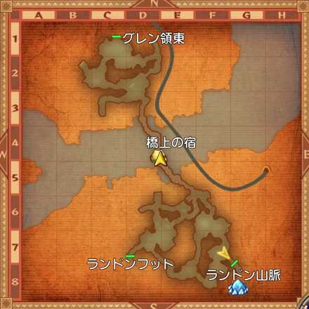 ゲルト海峡ちいさなメダル入手マップ