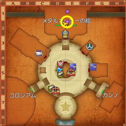 ラッカランメダルオーナーの館2階 マップ