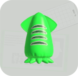 イカバンカーグリーン画像