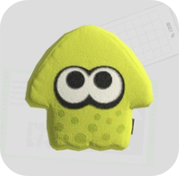 イカクッションイエロー画像