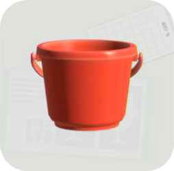 バケツレッド画像